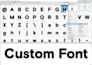 make a custom font for you to use it in your projects